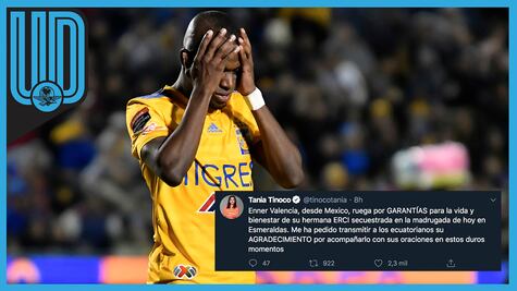 La hermana de Enner Valencia fue secuestrada