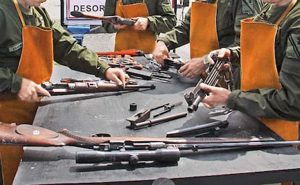 Preparan programa de desarme voluntario en 3 municipios de Sinaloa; el incentivo económico será de 2 mil a 15 mil pesos