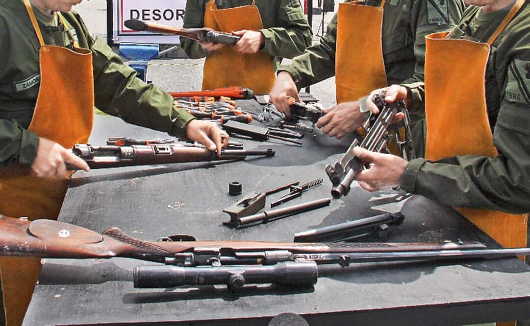 El desarme Voluntario iniciará el próximo lunes en los municipios de Angostura, Salvador Alvarado y Mocorito, Sinaloa. Foto: Archivo