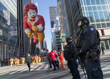 Tras atentado, Nueva York extrema seguridad en desfile de Acción de Gracias