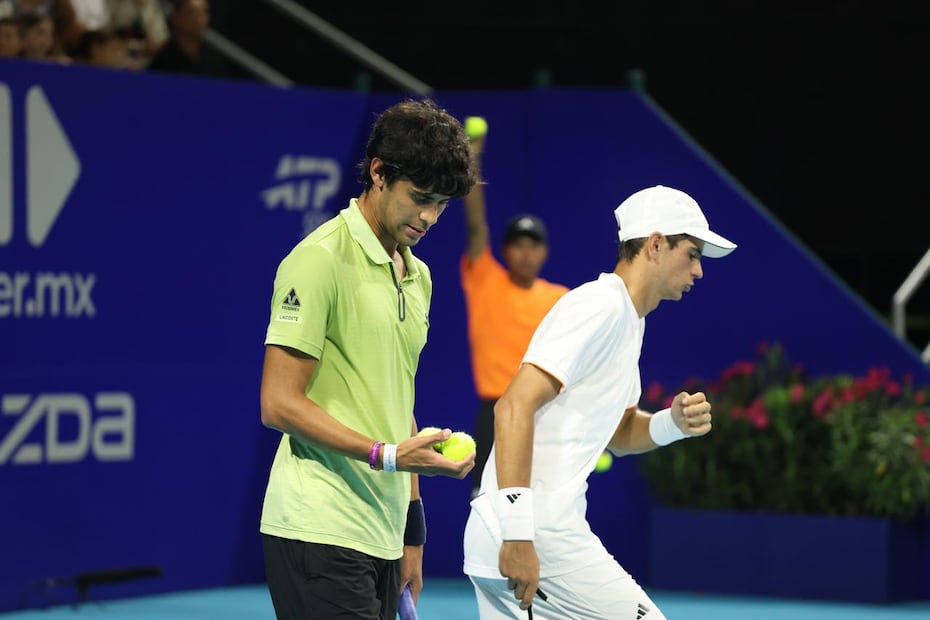 Rodrigo Pacheco y Rafael Jódar en el Abierto Mexicano de Tenis - Foto: Esteban Torreblanca/EL UNIVESAL