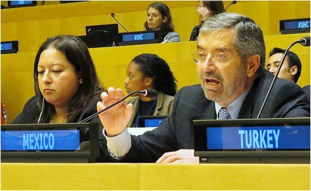 Embajador Representante Permanente de México ante la ONU, Juan Ramón de la Fuente. Foto: Especial