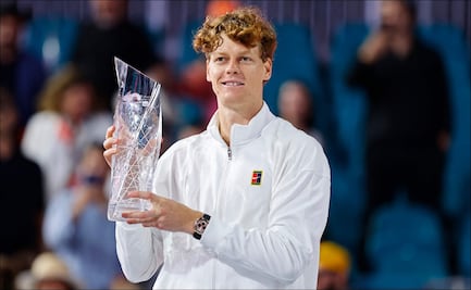 Sinner se impone a Lehecka para conquistar el Abierto de Miami y completar el 'Sunshine Double'