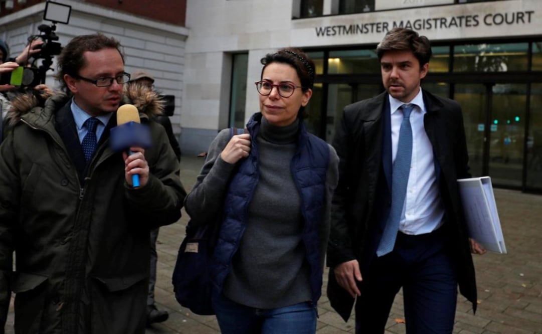 Karime Macías, wife of former governor Javier Duarte, leaves Westminster Magistrates court in London - Photo: Yara Nardi/REUTERS