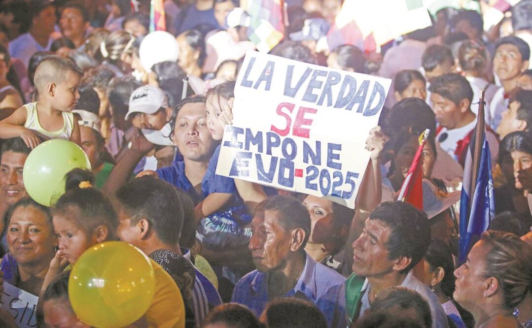Elevar el porcentaje de votos a favor del partido de Evo Morales en las elecciones de 2019 era el objetivo del equipo de mexicanos. Foto: ARCHIVO EL UNIVERSAL