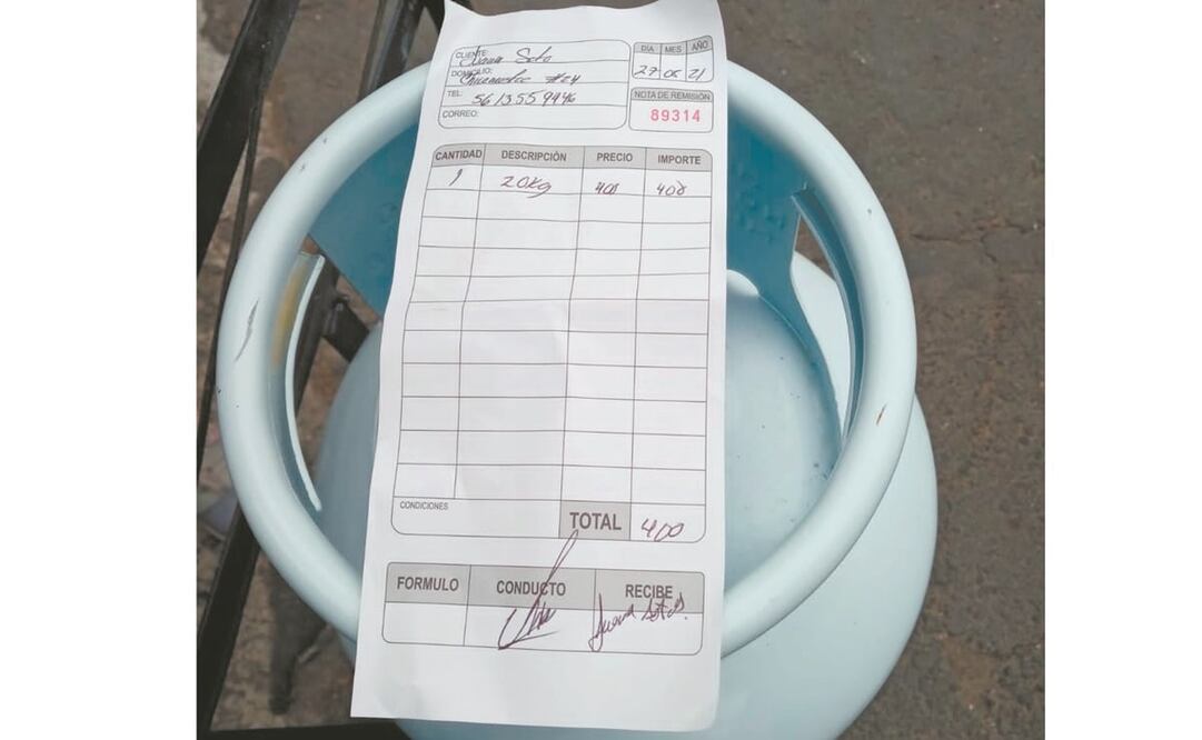 La venta de tanques de Gas Bienestar en Iztapalapa fue por fichas, explican vecinos. Foto: Especial.