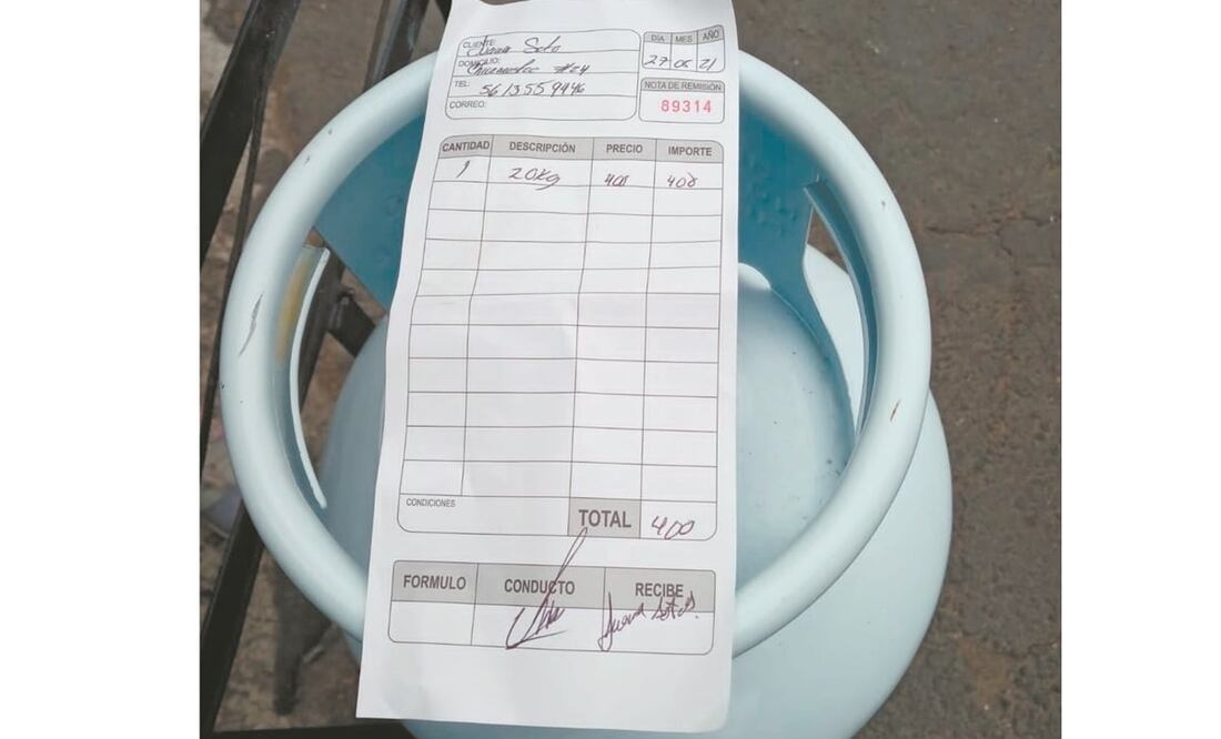 La venta de tanques de Gas Bienestar en Iztapalapa fue por fichas, explican vecinos. Foto: Especial.