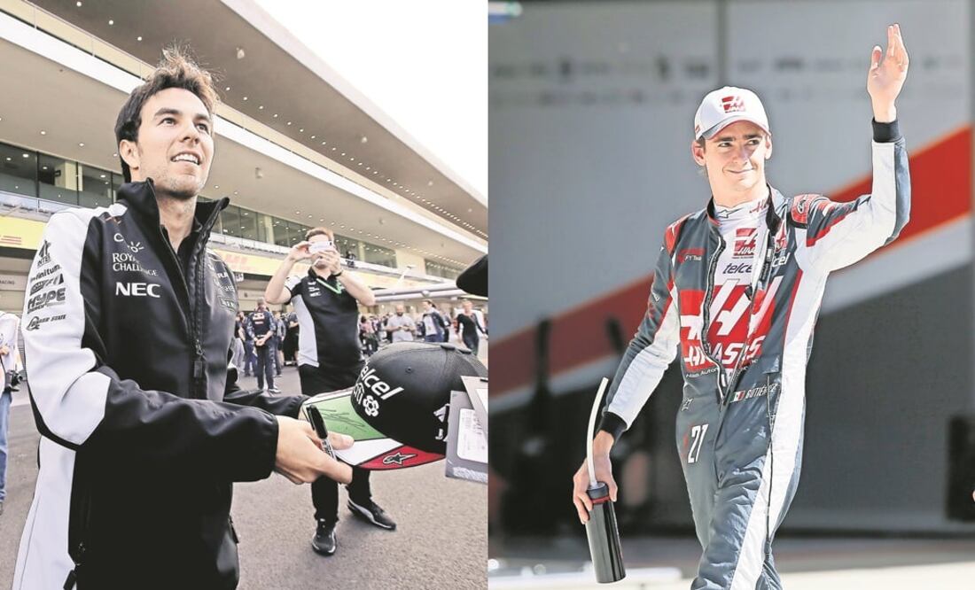 Sergio Pérez mantiene un ascenso constante; Gutiérrez no ha lucido como quisiera. FOTOS: ARCHIVO. EL UNIVERSAL