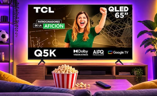 Pantalla TCL 4K de 65 pulgadas con descuento irresistible en Amazon México; págala en menos de 8 mil pesos