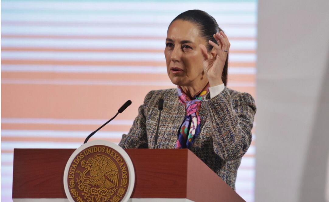 La Presidenta cuestionó la distribución de droga en Estados Unidos. Claudia Sheinbaum (21-02-2025). Foto: Carlos Mejía / EL UNIVERSAL