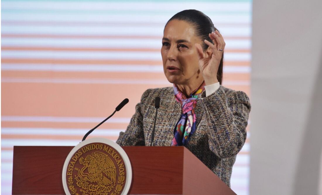 La Presidenta cuestionó la distribución de droga en Estados Unidos. Claudia Sheinbaum (21-02-2025). Foto: Carlos Mejía / EL UNIVERSAL