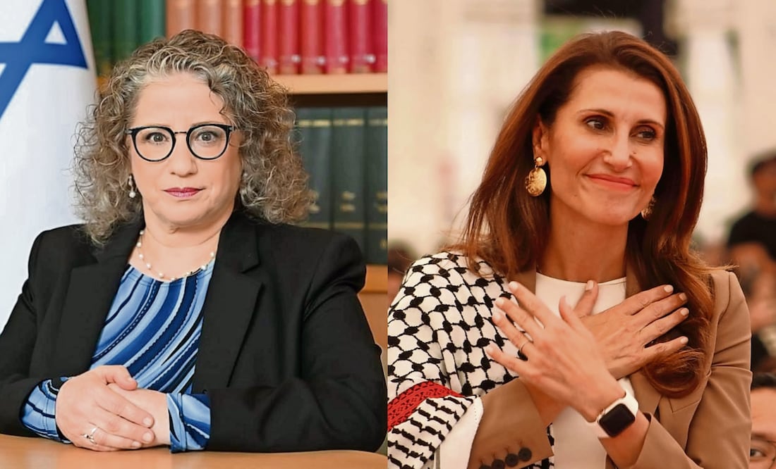 Las embajadoras de Israel y Palestina en México, Einat Kranz y Nadya Rasheed. Fotos: Especiales