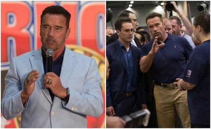 Sorprende aspecto de Arnold Schwarzenegger