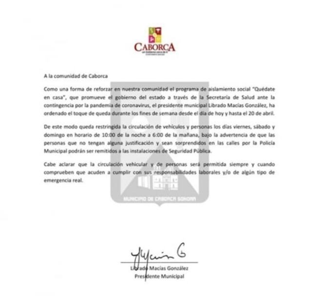 Alcaldesa de Hermosillo y Secretario de Salud salen a la calle a pedirle a ciudadanos: “Quédate en casa”