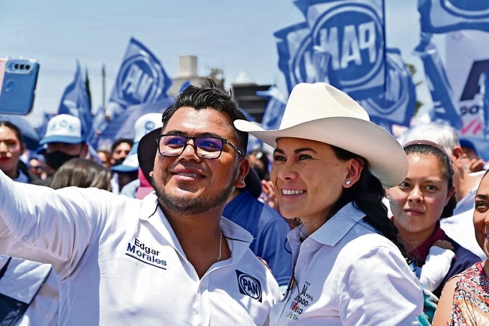 En Tezoyuca, Alejandra del Moral prometió trabajar de la mano con los municipios.