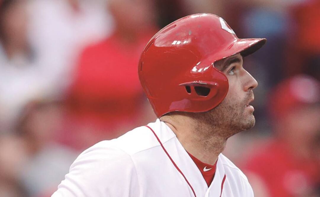 Joey Votto mantiene un nivel de primera, pero no es suficiente (ARCHIVO. EL UNIVERSAL)