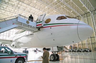 En línea, subasta de avión presidencial