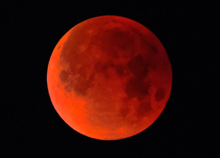 Luna de Sangre Foto: AP