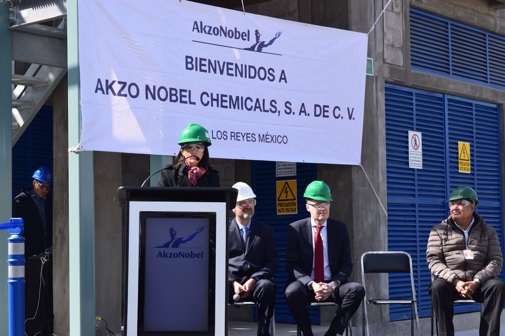 La inversión servirá para expandir la planta ubicada en Los Reyes con lo que se crearán 25 empleos adicionales a los 230 que laboran en esta fábrica (Foto: tomada de @AkzoNobel)