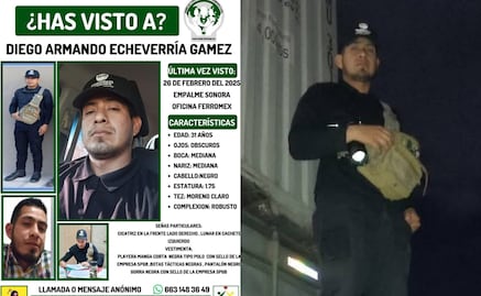 Localizan sin vida a trabajador de la Ferromex reportado como desaparecido en Sonora; fue encontrado en Loma Pesquera