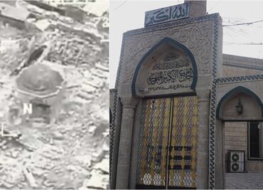 Pentágono muestra imágenes de mezquita destruida en Mosul por yihadistas