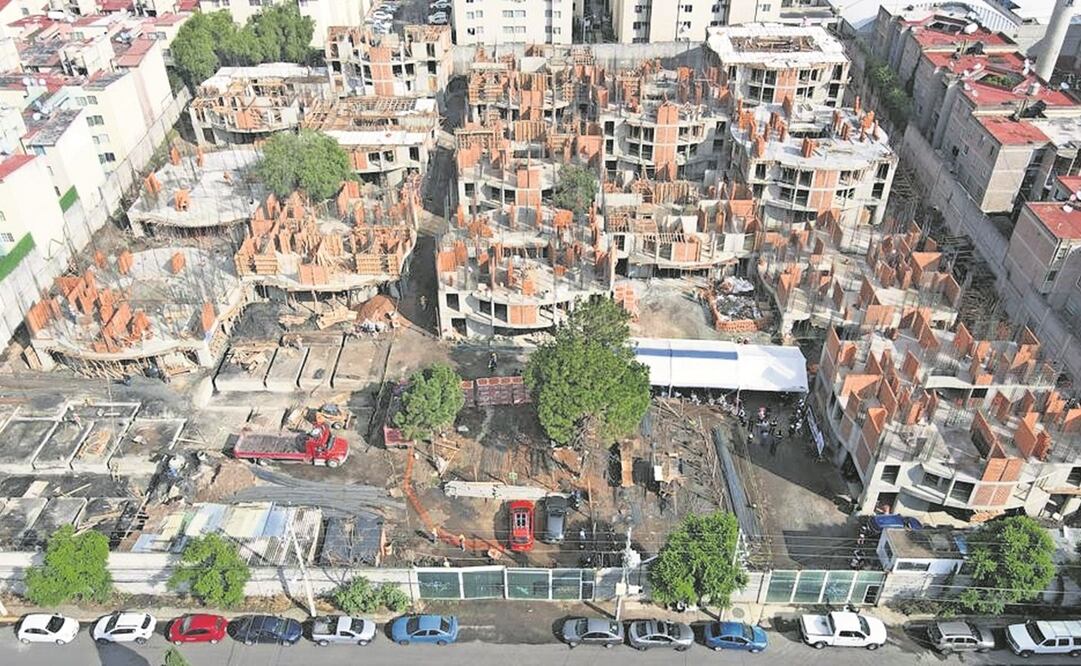 La Comisión para la Reconstrucción y el Invi calculan que la unidad habitacional quede concluida en julio del próximo año. Foto: Especial