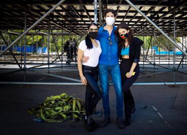 Benny Ibarra, Paty Cantú y María León cantarán juntos, pero con sana distancia