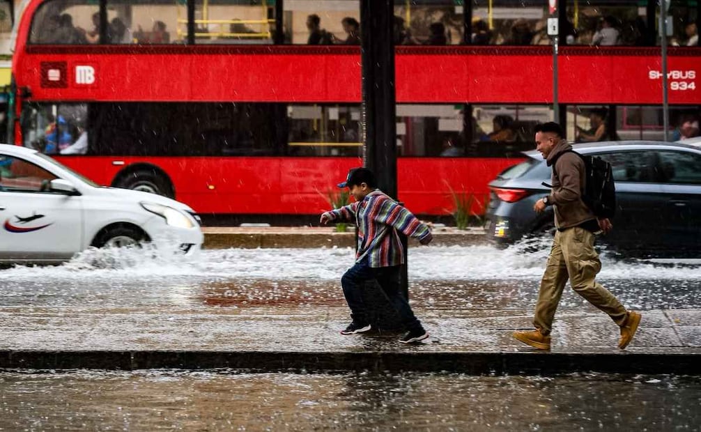 Lluvia en CDMX (04/07/2026). Foto: Osmar Alvarado / EL UNIVERSAL