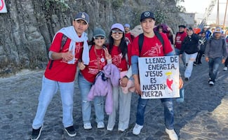 Más de 50 mil jóvenes participan en la 44 Marcha Nacional Juvenil a Cristo Rey en Guanajuato; piden por conversión "de los que traen armas"