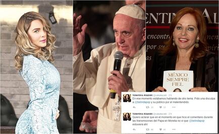 Alazraki aclara comentario sobre Belinda y el Papa