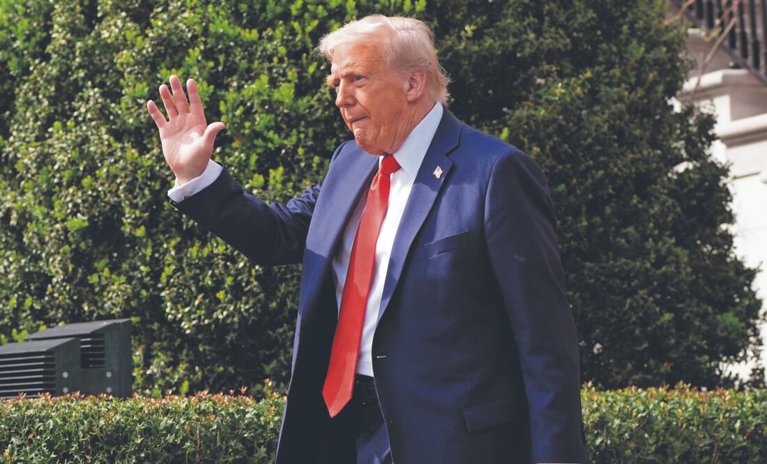 El presidente de Estados Unidos, Donald Trump, ha emprendido acciones contra la CPI, alegando "acciones ilegítimas e infundadas contra EU”. Foto: de ALEX BRANDON. AP