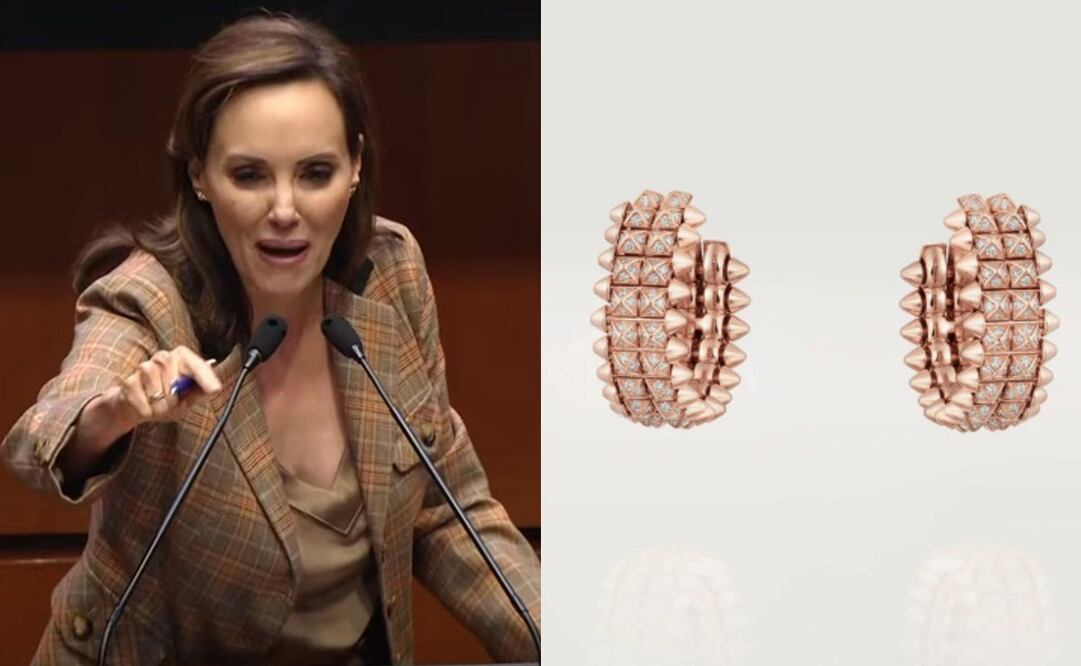 Lilly Téllez arremete contra joven que aprovechó oferta en aretes Cartier. Fotos: Redes y Cartier
