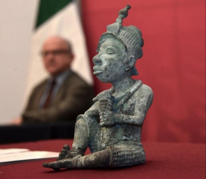 México devuelve a pueblo de Nigeria pieza antigua