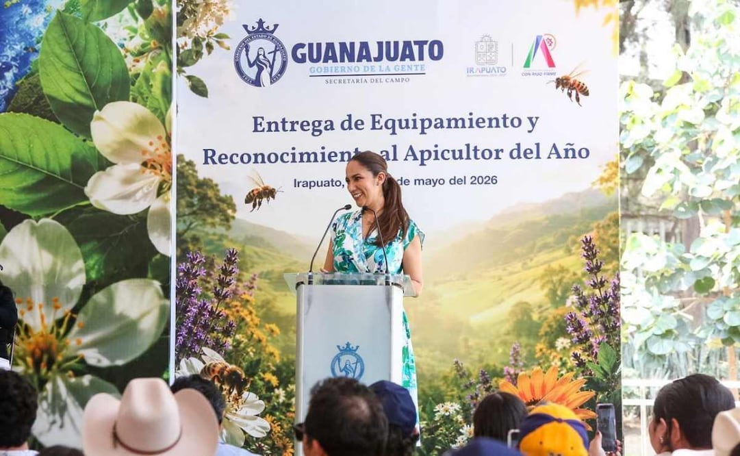 Libia Dennise anuncia inversión adicional de 100 mdp para infraestructura educativa en Guanajuato (21/05/2026). Foto: Especial