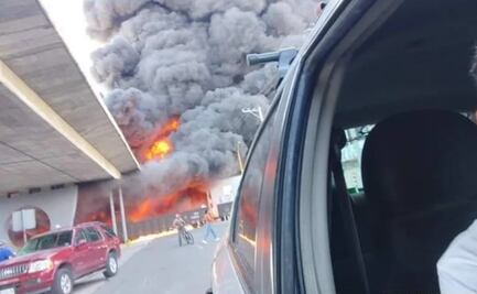 Pipa que explotó en Aguascalientes transportaba 35 mil litros de diésel 