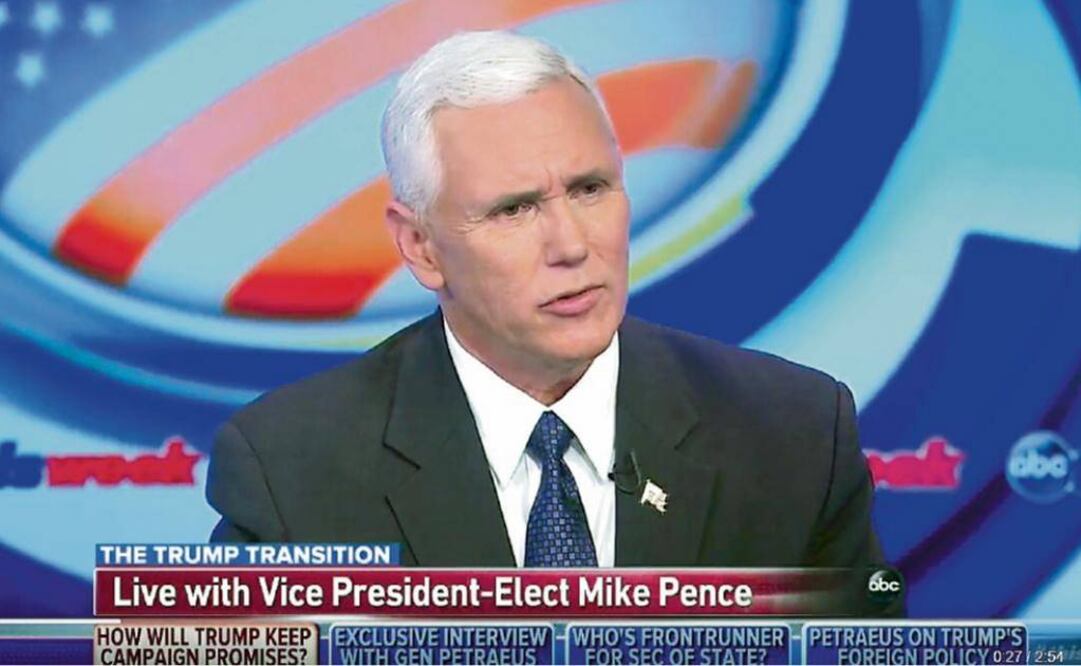 U.S. Vice President-elect Mike Pence - Photo: screenshot taken from The Week's Twitter account