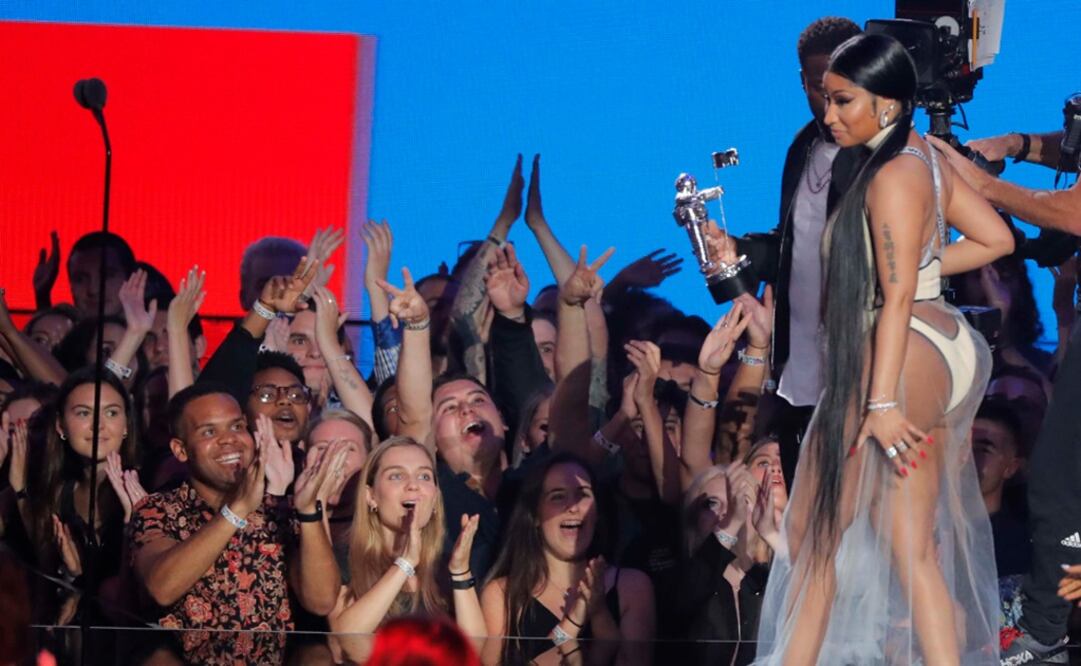 Nicki Minaj fue la primera ganadora de la noche Foto: Reuters