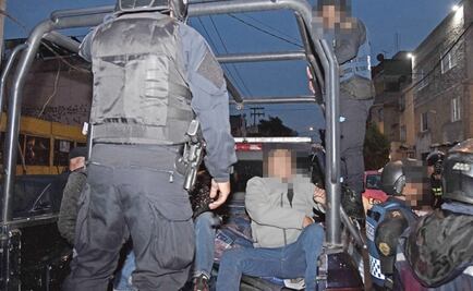 Detienen a 6 hombres con armas y drogas en el Centro