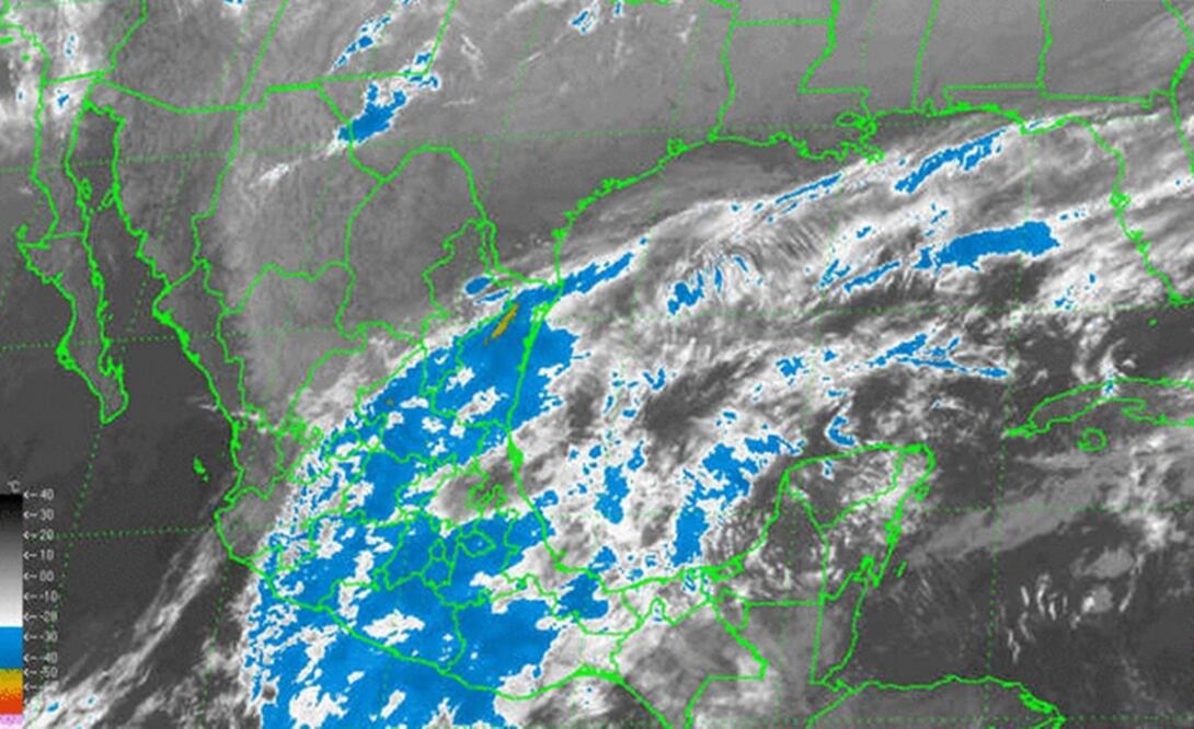 El SMN señaló que mientras tanto, el frente frío se extenderá en el norte de Golfo de México (Conagua)