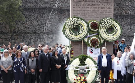 No habrá autoritarismo, sostiene López Obrador en Tlatelolco