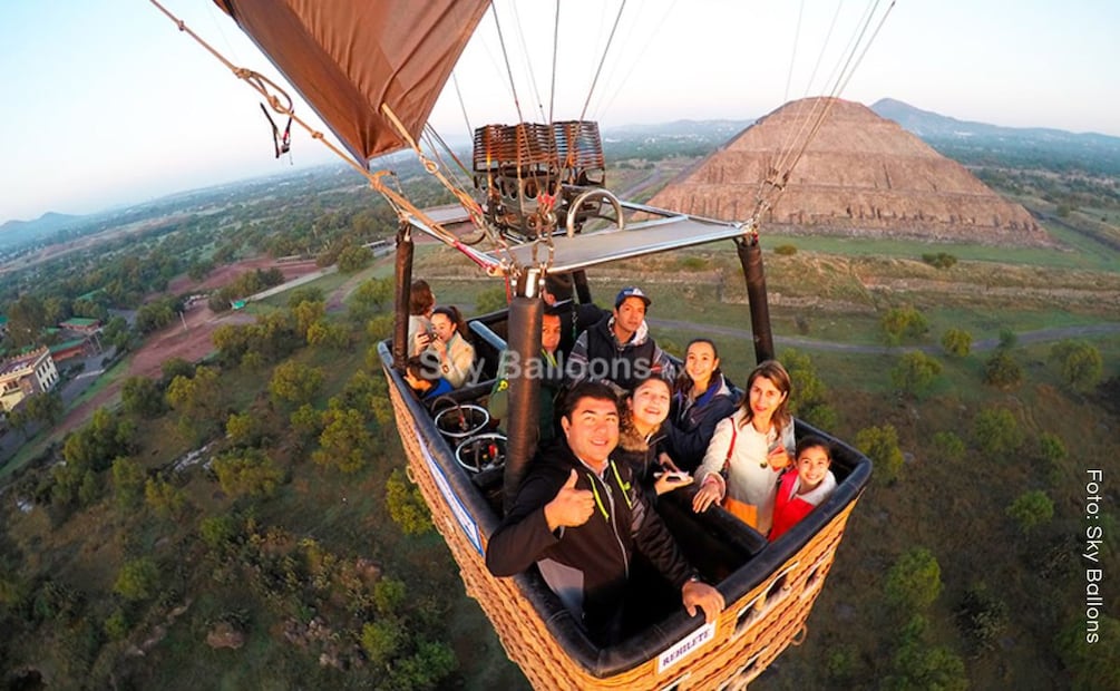 Con Club EL UNIVERSAL y "Sky Balloons", vive experiencias inolvidables a bordo de un globo aerostático. | Foto: Sky Balloons