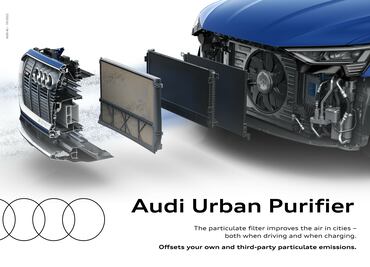 Los próximos Audi purificarán el aire del ambiente