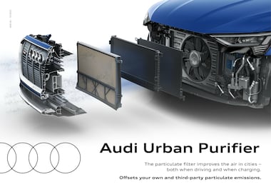 Los próximos Audi purificarán el aire del ambiente