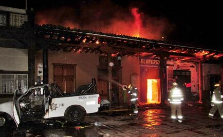 Reportan 5 policías heridos en Tangancícuaro