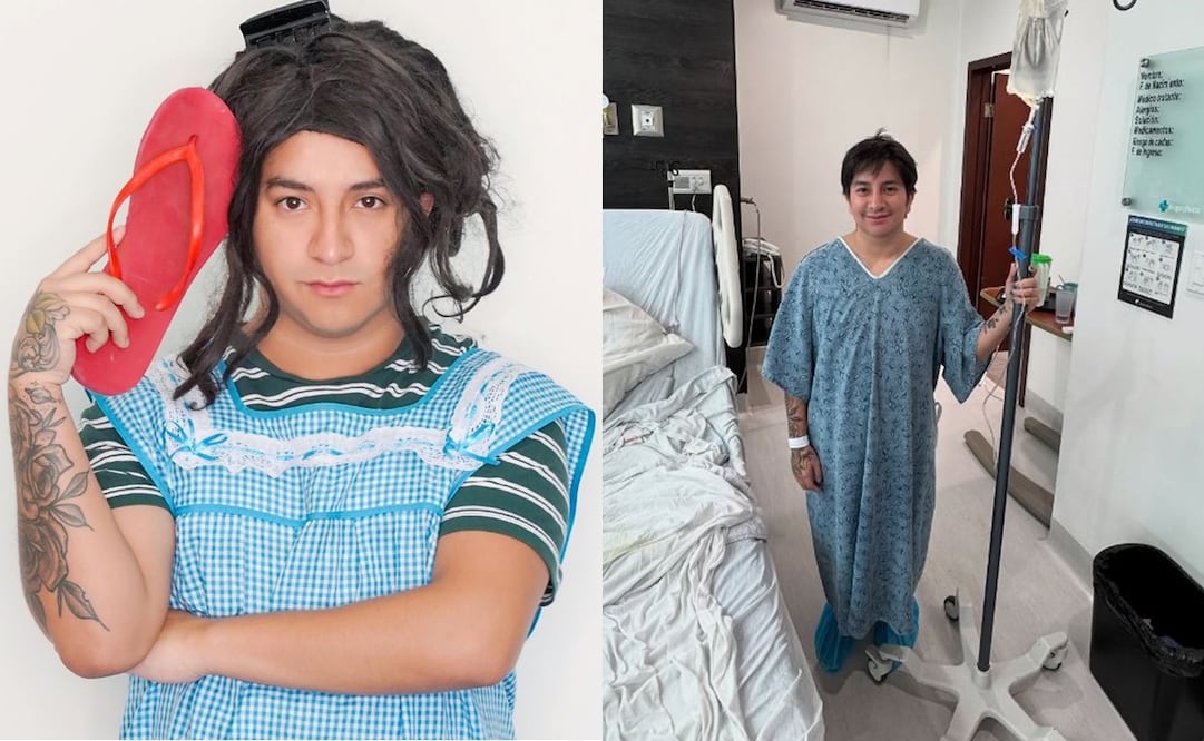 Hospitalizan al influencer Mario Aguilar. Foto: Redes sociales