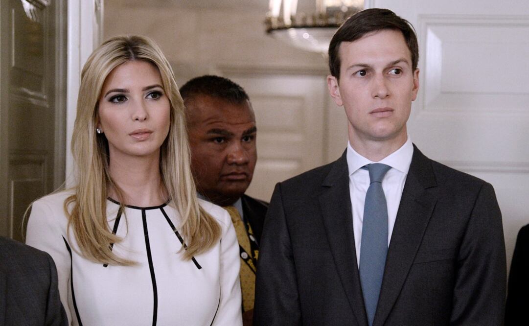 La hija y asistente del presidente estadounidense Donald Trump, Ivanka Trump, y el asistente presidencial Jared Kushner (EFE)