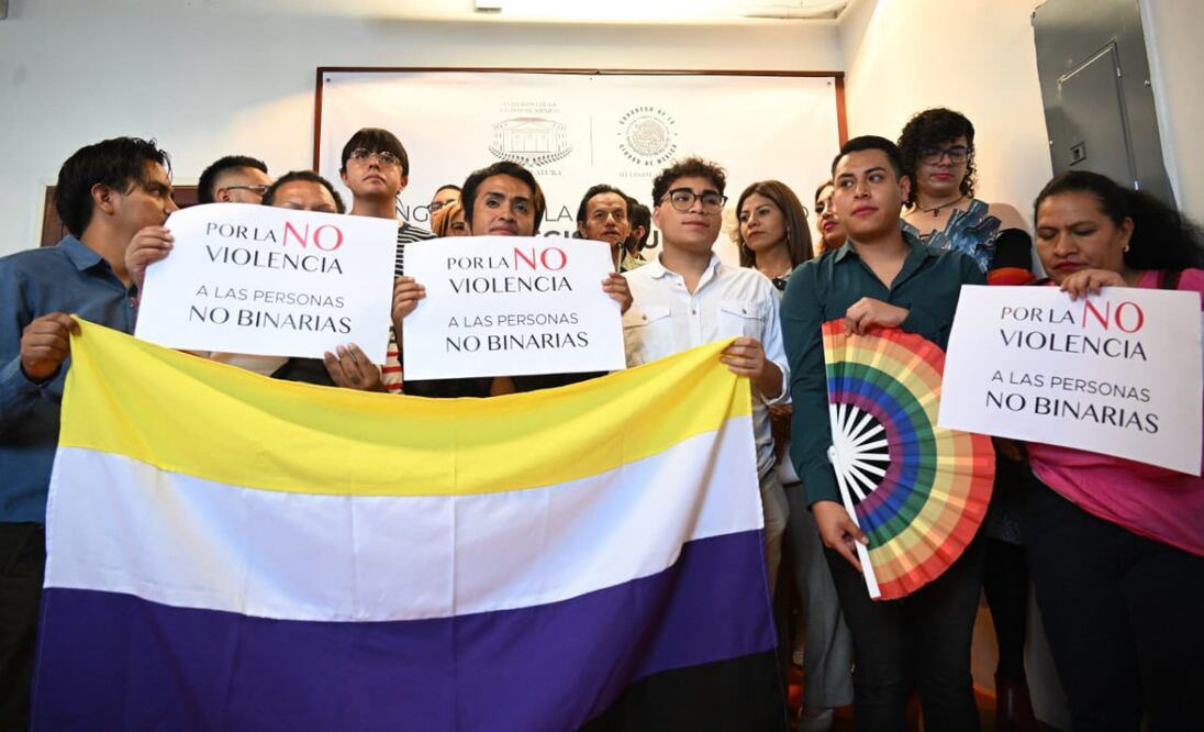 Diputada local de Morena Valeria Cruz presenta iniciativa para que el 13 de septiembre sea el ‘Día en contra de la violencia a personas no binarias’ (05/11/2024) Foto: Especial