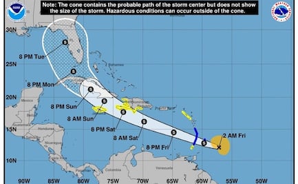 “Elsa” se fortalece y se convierte en el primer huracán de 2021 en el Atlántico