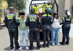En medio del festejo mundialista, capturan a pareja con 13 celulares presuntamente robados en calles del Centro Histórico; son llevados al MP
