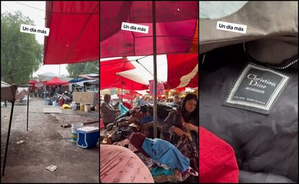 Conoce el tianguis de ropa de paca de lujo en El Rosario, donde el glamour y lo barato se juntan: VIDEO